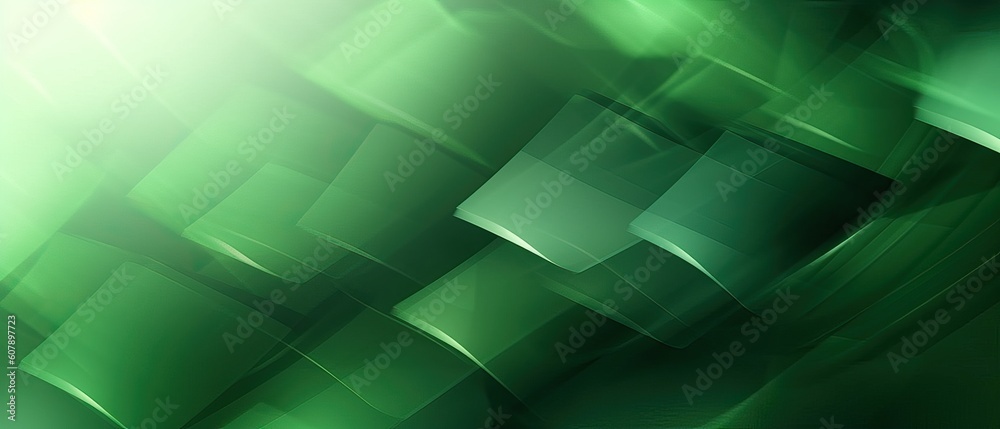 Obraz premium Abstract Green Background for presentation design. Suit for business, corporate, institution, party, festive, seminar, and talks