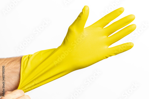 Yellow Cleaning Gloves