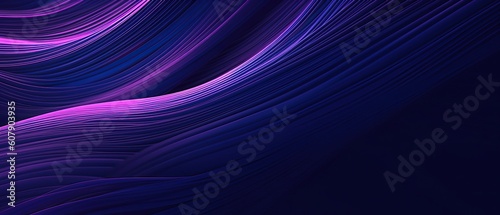 Purple Waves on Dark Background for presentation design. Suit for business, corporate, institution, party, festive, seminar, and talks