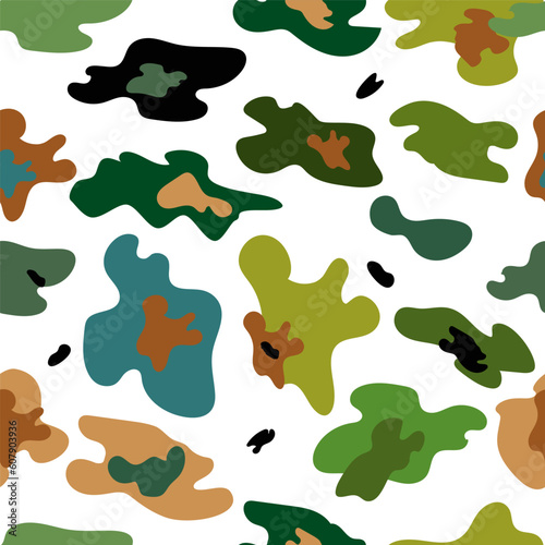 Seamless abstract pattern on an isolated backgraund