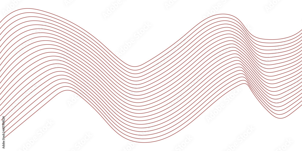 A wave of particles. Futuristic dot wave on white background.