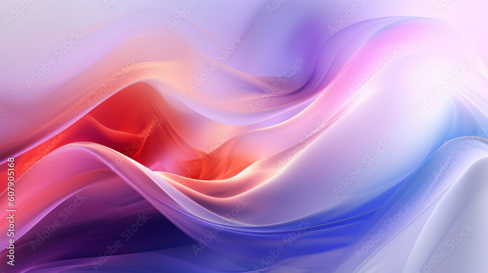 Abstract colorful wave background, Generative AI Abstract colorful wave background, Generative AI