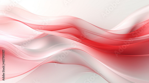 Abstract Red Background, Generative AI