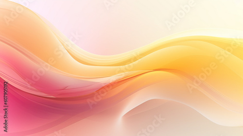 Abstract colorful wave background, Generative AI
