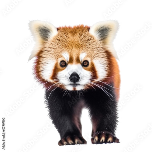 red panda. Isolate on transparent background, png