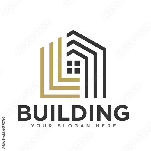 Building and Construction Logo Design Illustration