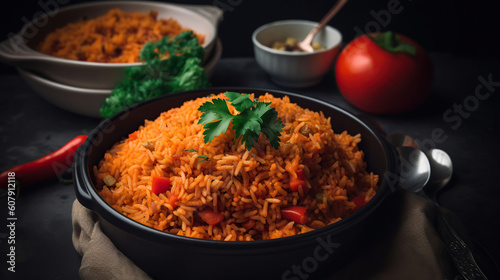 Jollof rice is a popular dish eaten in West African countries such as Nigeria, Ghana, Cameroon, Liberia, Mali, Togo, Gambia, and Côte d’Ivoire, Generative AI