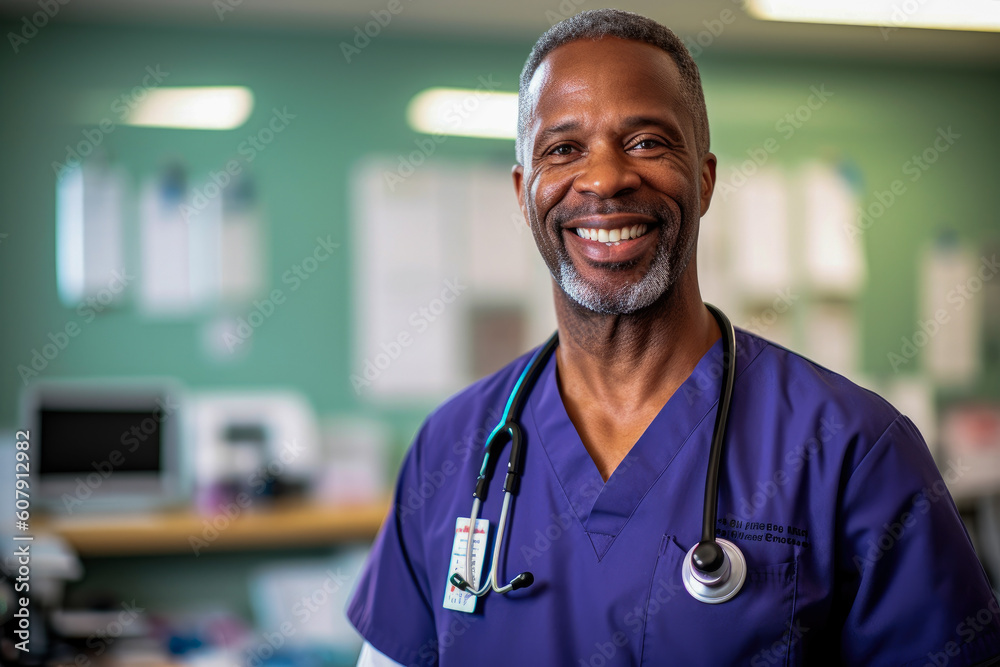 Doctors in the hospital corridors, generative ai Doctors in the hospital corridors, generative ai