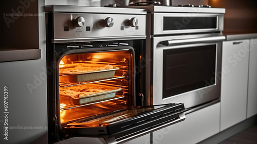 Introducing the New Electric Oven, a Kitchen Appliance Revolution. Generative AI