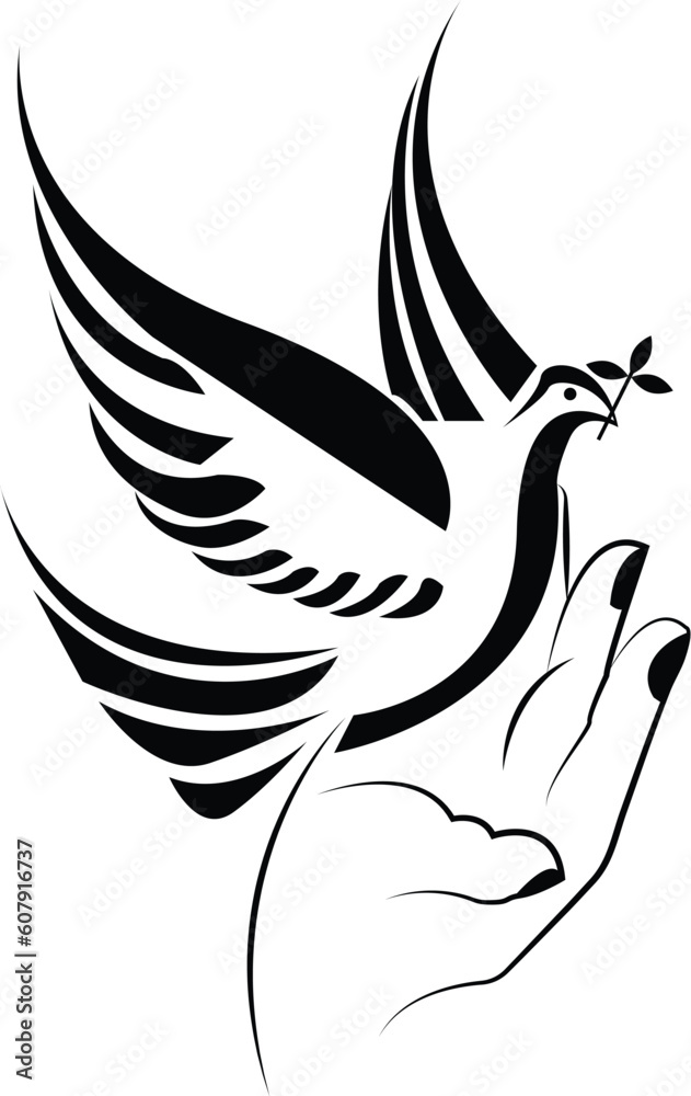 Obraz premium dove , symbol of peace
