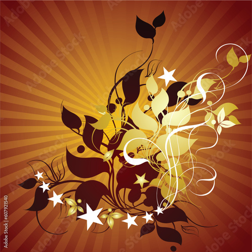 floral, this illustration may be usefull as designer work.