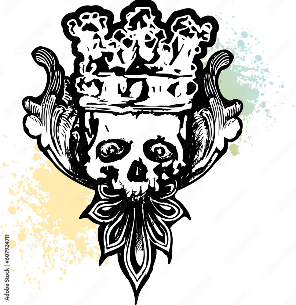 Naklejka premium Great for backgrounds, illustrations and apparel designs
