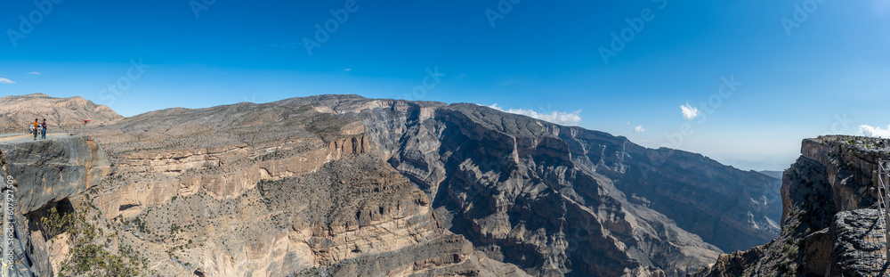 a canyon in oman 