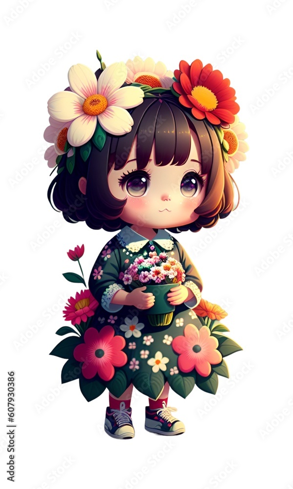 isolated object of cute kawaii character isolated object of cute kawaii character