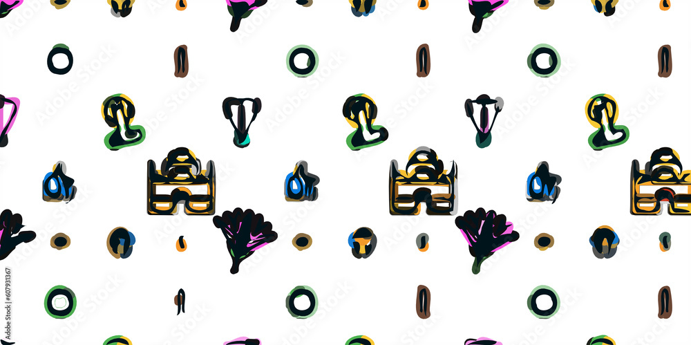 special emoji design for background with multiple expressions