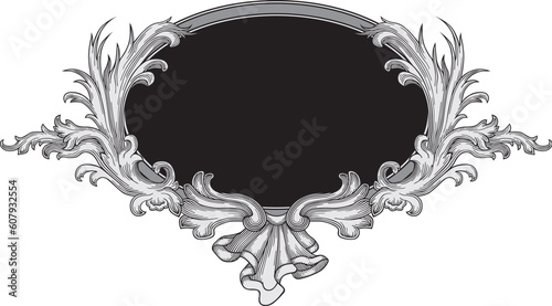 Night frame design element vector