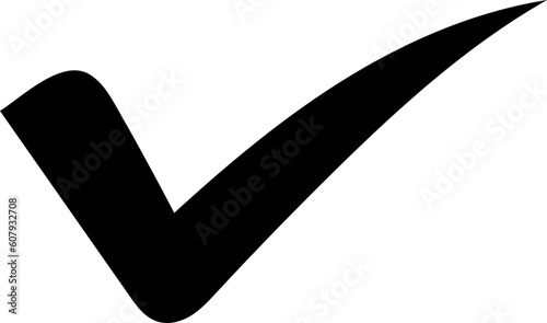 v sign , tick mark, vector file isolated on white background