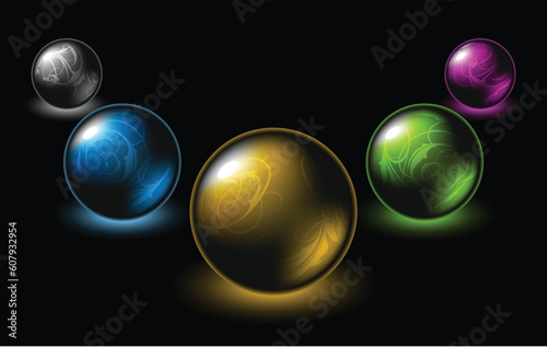 buttons colored, this illustration may be usefull as designer work.