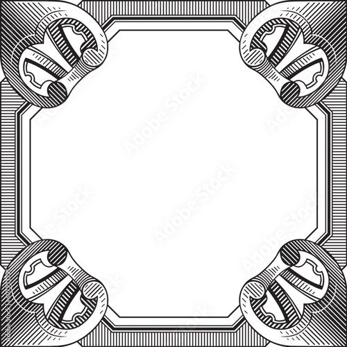 Ornate frame vector