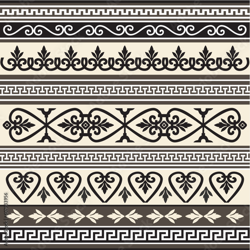 Vector ornaments, isolate design elements. Full scalable vector graphic included Eps v8 and 300 dpi JPG.