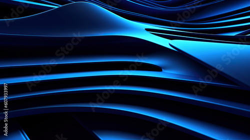 digital blue background. Generative AI