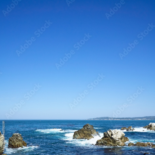 Beautiful sunny day in Monterey, California