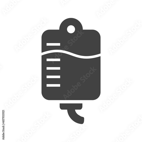 blood bag icon design vector template