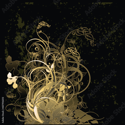 floral, this illustration may be usefull as designer work.