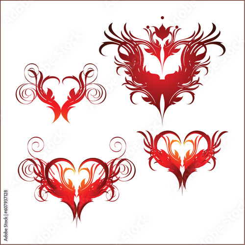 heart, this illustration may be usefull as designer work.