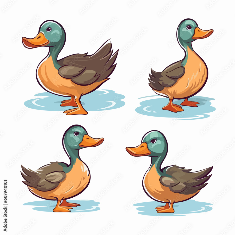 Captivating duck illustrations that transport you to peaceful ponds and lakes. Captivating duck illustrations that transport you to peaceful ponds and lakes.