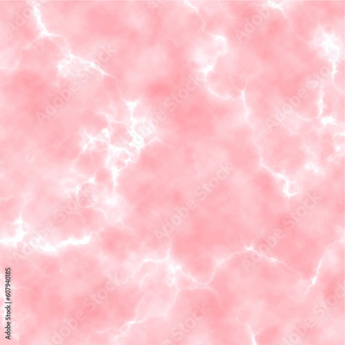 Elegant pink white marble background texture. Abstract background with delicate clouds or smoke. Design for banner, cover, card, wedding, wallpaper. Vector illustration. 