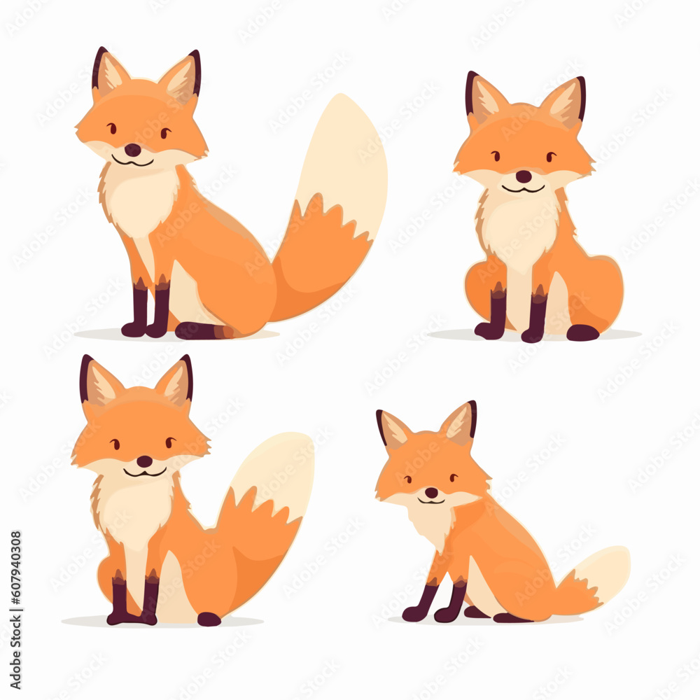 Cute and endearing fox illustrations that will melt your heart.