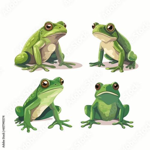 Fun-filled frog illustrations showcasing their versatility and charm.