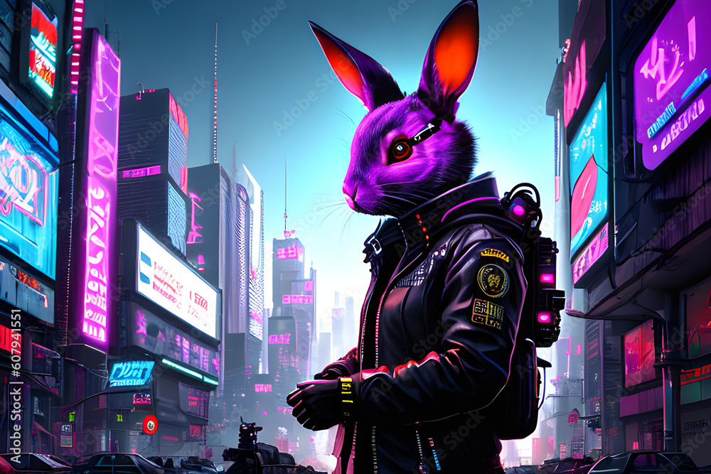 Rabbit Cyberpunk