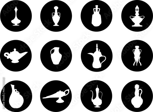 Set from a set of jugs and vases