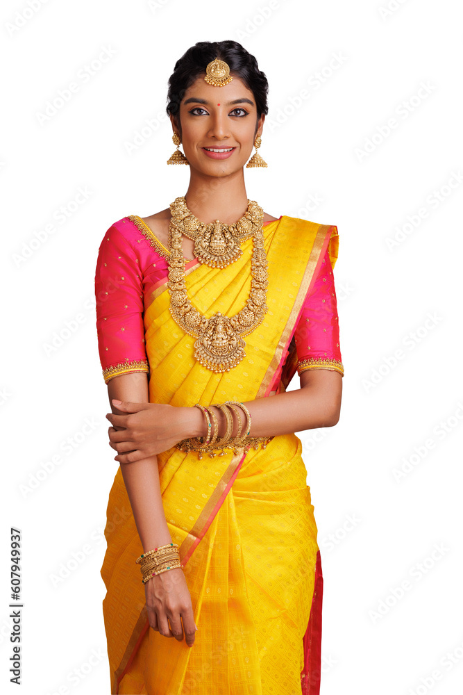 Beautiful Indian bride in studio shot. Beautiful Indian bride in studio shot.