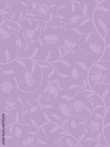 Abstract floral background. Vector.