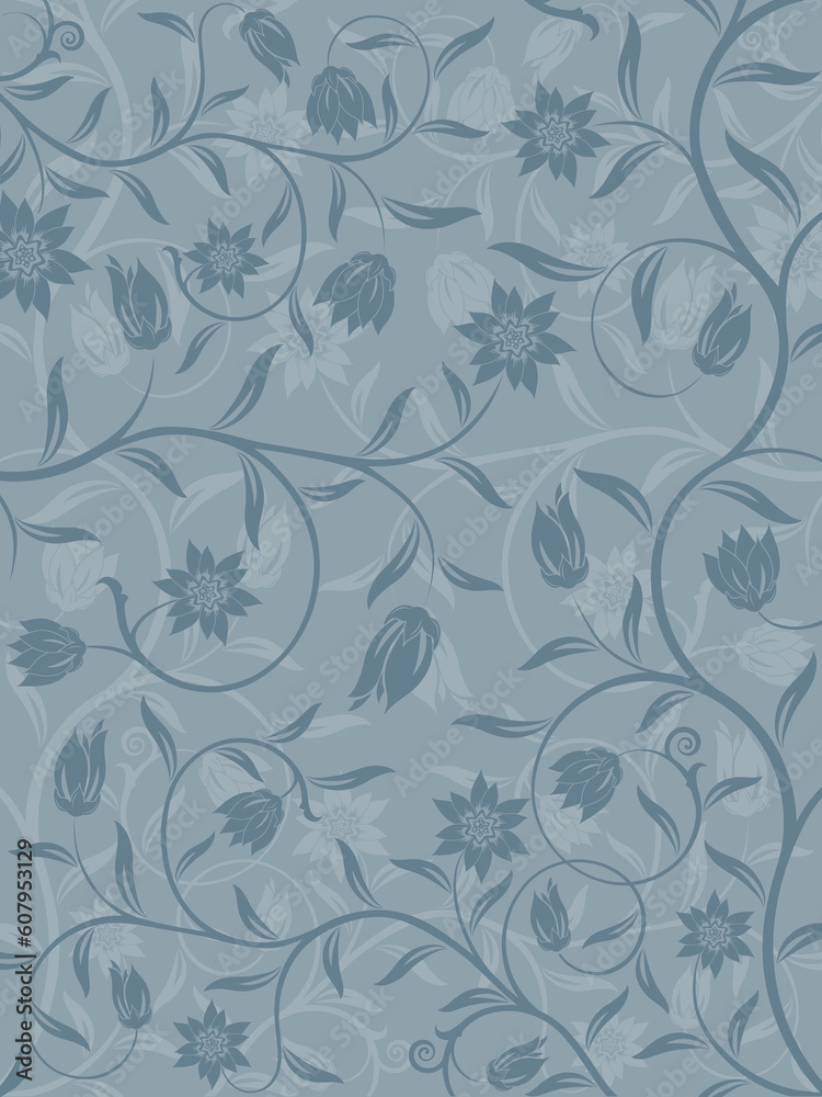Abstract floral background. Vector. Abstract floral background. Vector.