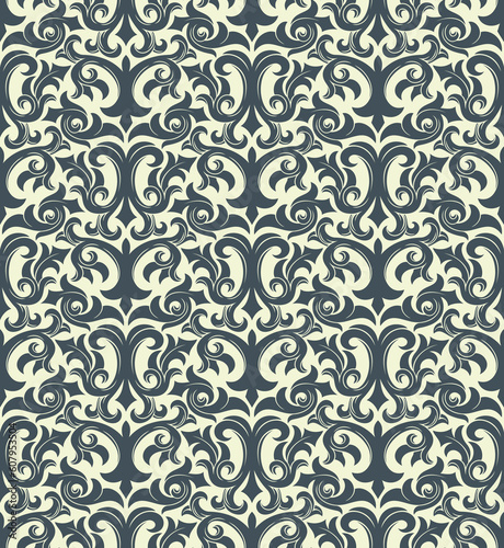 Seamless background from a floral ornament, Fashionable modern wallpaper or textile