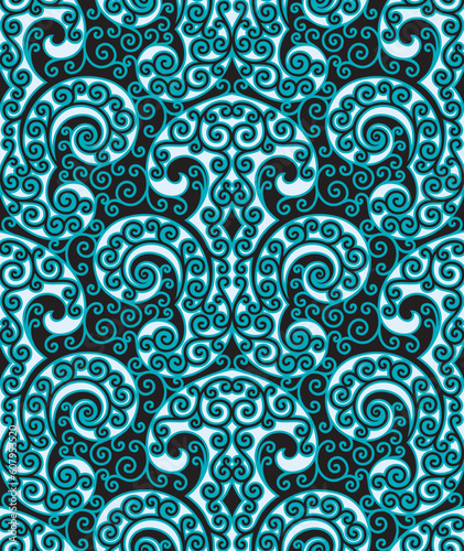 Seamless background from a floral ornament, Fashionable modern wallpaper or textile