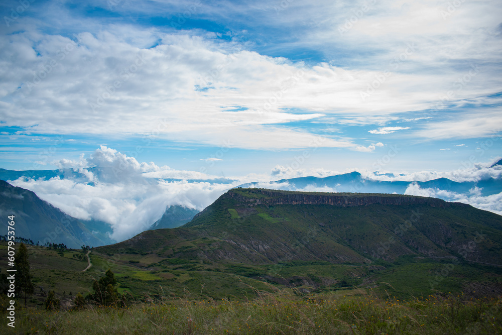 Fototapeta premium mountains in the clouds