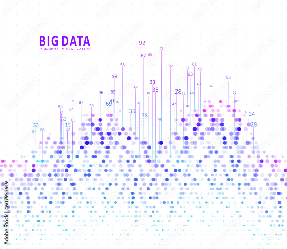 Abstract infographics visualization. Abstract infographics visualization.