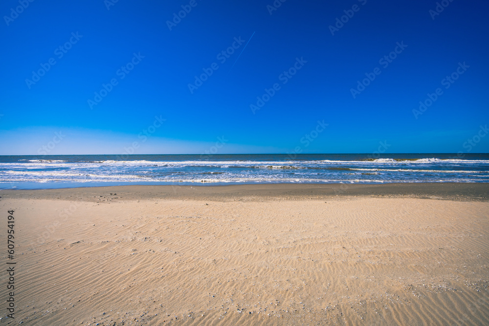 A Sunny Day at the Yellow Sand Beach near The Hague