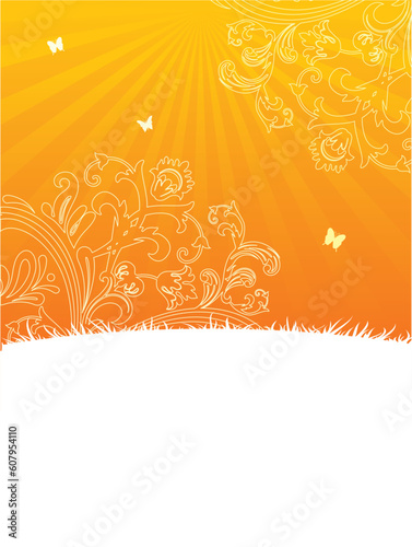 Floral Background, vector