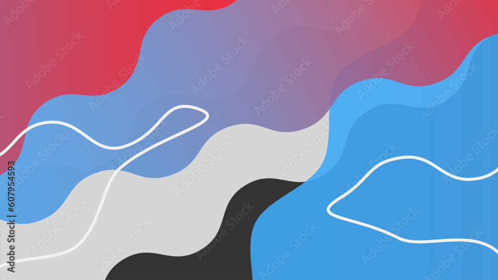 Dynamic Fluid Wave Abstract Background