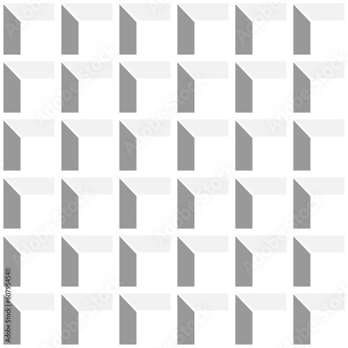 Building foundation vector pattern background. White.