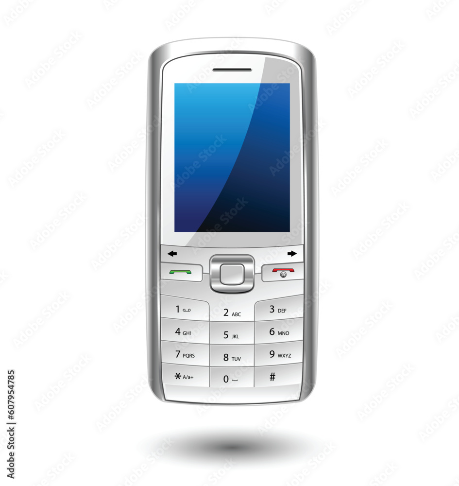 Mobile phone editable vector illustration Mobile phone editable vector illustration