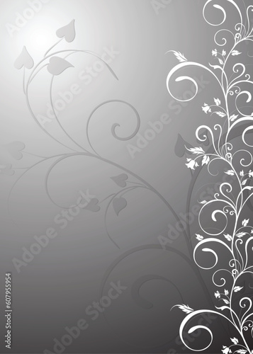 Floral background. Vector illustration.
