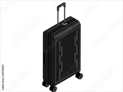 black suitcase