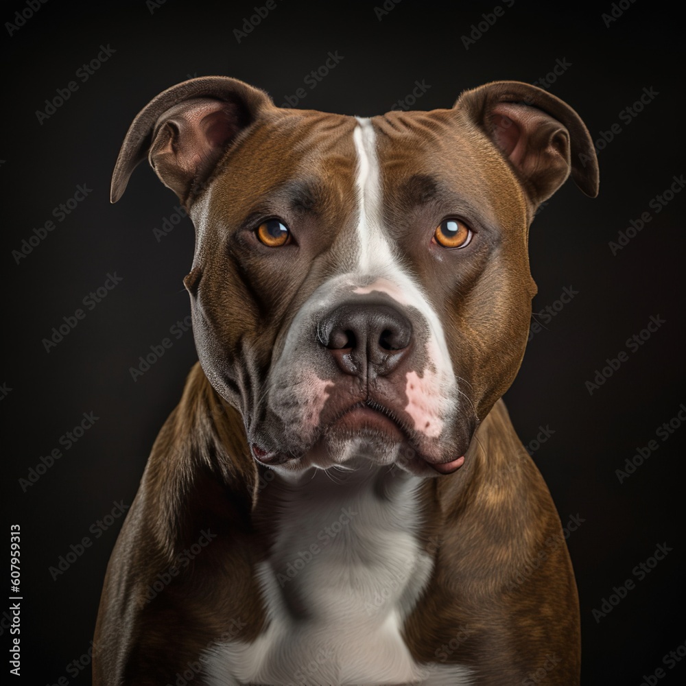Elegant American Staffordshire Terrier Beauty